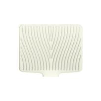 Multifunctional Dish Drying Mats Silicone Pad Feature Sloped Front Easy Runoff High Temperatures Resistance kreminė