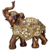 Lucky Wealth Elephant Statue Feng Shui Home Decorations for Living Room Elephant Figurines Collectibles Figurine Decors S