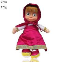 Plush Masha And The Bear Stuffed Doll Soft Throw Pillow Decorations Children Kids Birthday Present Gifts