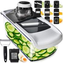 Kitchen Mandoline Vegetable Slicer - Mandoline Food Slicer - Veggie Julienne Cutter & Cheese Grater - Potato Veg Slicer - Kitchen Tools & Gadgets