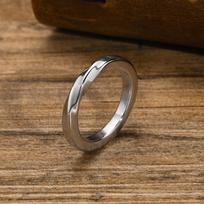 Stylish Statement Mobius Rings for Men, Waterproof Stainless Steel Solid Metal Finger Bands, Love Forever Promise Gifts Jewelry 9