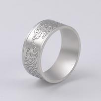 LIKGREAT Viking Nordic Mythology Giant Wolf Ring for Men Stainless Steel Celtics Knot Finger Ring Hip Hop Rock Punk Jewelry Gift 7