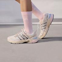 Adidas NEON FLUX Breathable Support Rebound Running Shoes Women's Beig 36