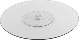 "Apollo The Housewares Lazy Susan" stiklinė liauna lėkštė, 50 cm, stilinga besisukanti lėkštė, puikiai tinkanti restoranams ir dideliems susibūrimams, lengvai prižiūrima, stiklas