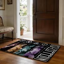 Led ZZeppelin K Floor Mat Soft Flannel Absorbent Mat Non-Slip Rug Home Bedroom Bathroom 40cm x 60cm