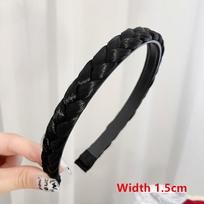 AOSIWIG Synthetic Ladies Hair Wide Fishbone Braids Non-slip Headband Handmade Retro Headband Styling Headwear Accessories