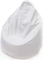 "Bean Bag" kėdė "Bulb Puff Puf Bag" - balta