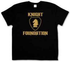 Black Knight Foundation Logo Tv Rider Series Cult Hasselhoff K I T T Unisex T-Shirt S įvairiaspalvis