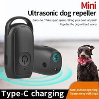 USB Rechargeable Portable Ultrasonic Dog Bark Control Trainer with LED Light for Long Distance Outdoor Use Anti Bark Deterrent juoda
