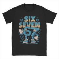 Teal A Brain Rot 67 Six Seven Funny Gamer Meme for Men and Women Oversized TShirt 67 Funny Italian Gaming Y2k Tee Tops Cotton S įvairiaspalvis