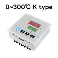 Krosnies krosnelės krosnies programuojamas PID temperatūros reguliatorius 220V 30A SSR relės išvestis programos termostatas termopora K tipo E tipo