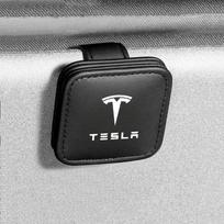 Car Sun Visor Clip Glasses Cards Case Auto Sunglasses Visor Glasses Holder For Tesla model Y model X model 3 MODEL S juoda