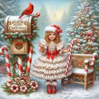 5D DIY Full Round Drill Diamond Painting Christmas Kit Home Decoration Art Craft