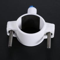 1Pc Reverse Osmosis RO Water System Aquarium 40mm Drain Waste Water Pipe Clamp Saddle Valve Clips 1/4   OD Hose Quick Connection as features