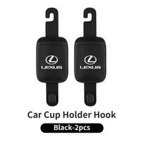 Car Seatback Water Cup Holder Leather Storage Box Drink Rack Interior For Lexus UX250h RX450h CT200h RX400h NX300h RX350 RX30