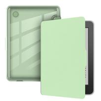 Auto Sleep/Wake e-Reader Case Acrylic Shockproof Protective Shell Anti Scratch 6 inch for KOBO Clara Colour/BW/2E žalia