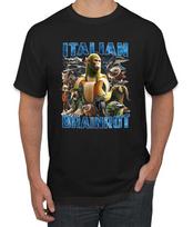 Italian Brainrot Funny Character Collage Art Mashup Gift Men's T- Shirt XL