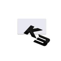 3D Black Chrome Silver Metal Logo Emblem Badge Decal Car Sticker for Kia K3 Car Accessories