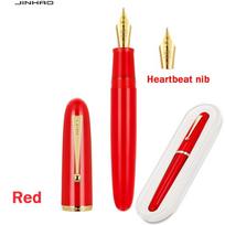 Jinhao 9019 Heartbeat Nib Fountain Pen,High Capacity Executive Business Signing Pen For Professionals&Writers calligraphy Gift (as the picture,M)
