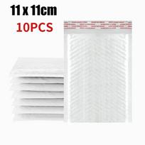 50-10Pcs White Bubble Envelopes  Self Seal Mailing Bags Padded Envelopes for Magazine Lined Mailer Shipping Waterproof Bags