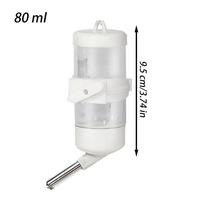 80ml Hamster Drinker Water Bottle Dispenser Feeder Hanging Guinea Pig Squirrel R abbit Pet Drinking Fountain Accessories balta