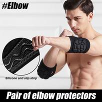 1Pair Pro-Grade Knee & Elbow Pads - Extreme Sports Protection For Skiing,Cycling- Shock-Absorbing Eva Foam With Anti-Slip Straps S