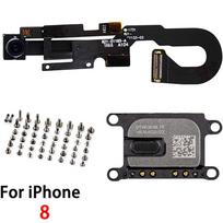 Front Camera with Sensor Proximity Light Microphone Flex Cable + Earpiece Speaker + Full Screws Kit For iPhone 7 7Plus 8G 8 Plus For iPhone 8