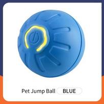 Electronic Interactive Pet Toy Ball USB Rechargeable Automatic Moving Bouncing Ball RGB Light Smart Dog Cat Toy mėlyna