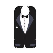 Washable Suit Jacket Gentleman Adult Bib Waterproof Saliva Towel  Elderly Care Style 11
