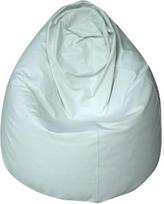 "Kawin Bean Bag" kėdės dirbtinės odos užvalkalas, baltas