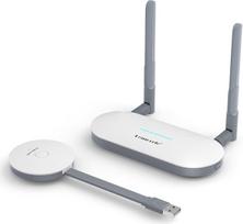 "Lemorele" USB belaidis HDMI siųstuvas ir imtuvas, HDMI radijo transliacija su USB A, suderinama su "Windows 7", "8", "10", "10", "MacOS10.15" ir naujesnėmis versijomis