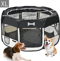 "MC Star Oxford Puppy Playpen" sulankstomas šuniukų žaidimų aptvaras šunims, triušiams, jūrų kiaulytėms, katėms, skirtas naudoti patalpoje arba lauke, 8 elementai, 125 x 125 x 64 cm, įvairios spalvos