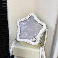 Bag Backpacks Popular Transparent School Bag for Women Sweet Chic Star Crossbody Bag Display Mini backpack balta
