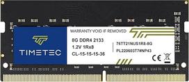 "Timetec Hynix" IC DDR4 2133MHz PC4-17000 Non ECC Unbuffered 1.2V CL15 1Rx8 Single Rank 260 Pin SODIMM Nešiojamųjų kompiuterių atminties modulis (8GB (Single Rank))