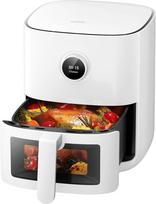 "Xiaomi Smart Air Fryer Pro" 4L karšto oro keptuvė su OLED ekranu, stebėjimo langeliu ir papildoma "iOS" / "Android" programėle (1600 W, 4 litrai, 40°-200 °C, laikmačio funkcija, galima plauti indaplovėje, "Google Assistant")