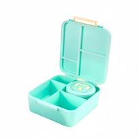Kid's Lunch Boxes Microwave Oven Bento Box for Teenagers and Workers At School, Canteen, Back School žalia