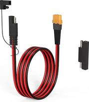 ELFCULB 12AWG XT60 į SAE vyriškąjį ilgintuvą su SAE atvirkštinio poliškumo adapteriu, skirtu nešiojamoms elektrinėms, saulės kolektoriams, saulės generatoriams (6 pėdų)