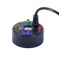 USB Mist Maker 4 LED Fogger Water Fountain Pond Fog Machine for Halloween Party Decorations for Fish Tanks Rockery Decoration juoda