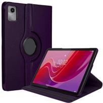 Coque pour Lenovo Tab M11 2024, Protection Rotation 360° Antichoc Cuir Synthétique Violet violetinė