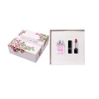 DIOR Perfume Intense Blue Gold Lipstick Floral Sweetheart Set Love Blossoms Limited Gift Box Eau de Toilette EDT Floral Fragrance Bergamot Rose Peony mėlyna