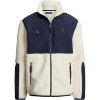 Polo Ralph Lauren Color Block Logo Embroidered Zip Collar Jacket Men jackets 710892815-001 M