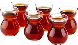 Turkiškos arbatos stiklinės (6 vnt.), arabiškos persiškos arbatos puodeliai ir viskio degustavimo stiklinės (5oz/145ml)