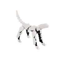 New Puzzle Unique Assembly Doll Block 3D Printing Dog Multi Joint Full Body Activity Decompression Toy For Kids Adults Children's Birthday Gift