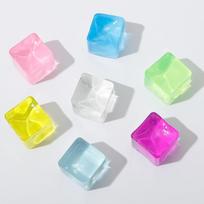 Sizes 5 Squeeze Toys Stress Easing Ice Cubes - Squishy Sensory Toys For Anxiety Fidgeting - Kids  Adults Party Favors