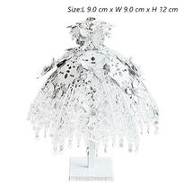 Metal 3D Puzzle Beautiful White Lolita Dress Diy Handmade Assembly Model Laser Cutting Kits Jigsaw Puzzle Toys For Kids Adult