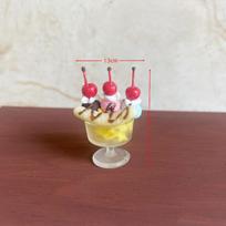 112 1Pcs 16 Dollhouse Mini Banana Buffy Ice Cream Cup Pretend Play Kitchen For Kids Toy Accessories For Kids Adults Children's Birthday Gift Holiday
