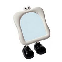 Cartoon Desk Mirror with Standing Legs Angle Adjustable Desktop Vanity Mirror Women Cartoon Eyes Makeup Table Mirror Decoration balta