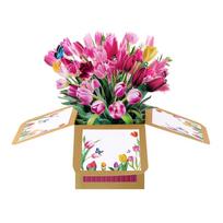 Folded Greeting Card Greeting Card Handmade Decorative Display Ornament For Celebration And Gifting Use