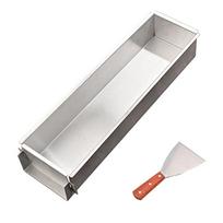 Stainless Steel Mousses Cake Mold Tiramisu Pans with Removable Bottom Muffins Moulds with Spatula Metal Kitchen Tool