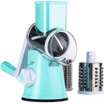 Mandoline Slicer Vegetable Cutter with 3 Blades & Peeler, compatible with Onion, Potato, Cheese, Cucumber - Kitchen Chopper Dicer